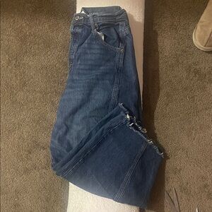 Universal Thread Dark Blue high rise curved leg ankle